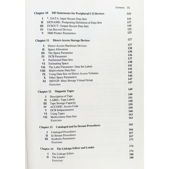 Vintage 1987 IBM System 370 Job Control Language by Gary DeWard Brown Paperback - Picture 6 of 10